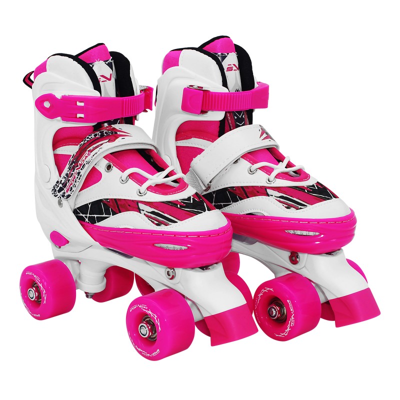 

Роликовые коньки (квады) SportVida размер 35-38 White/Pink, код: SV-LG0055