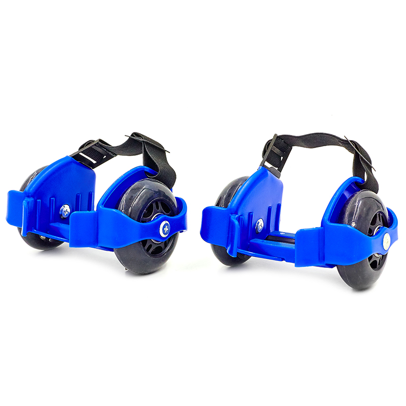 

Ролики на пятку двухколесные с раздвижной системой Record Flashing Roller, код: SK-166-S52