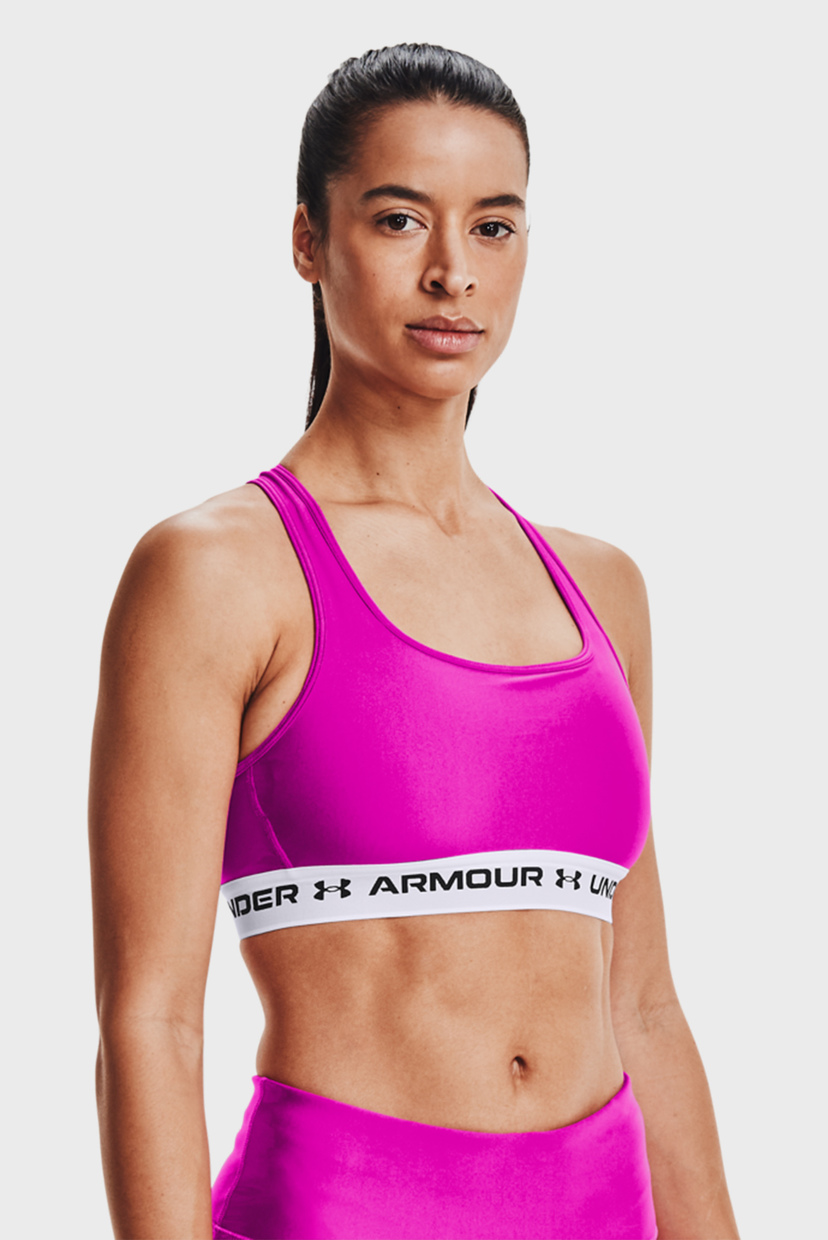 

Женский розовый топ UA Crossback Mid Bra Under Armour  1361034-660, Женский розовый топ UA Crossback Mid Bra Under Armour XL 1361034-660