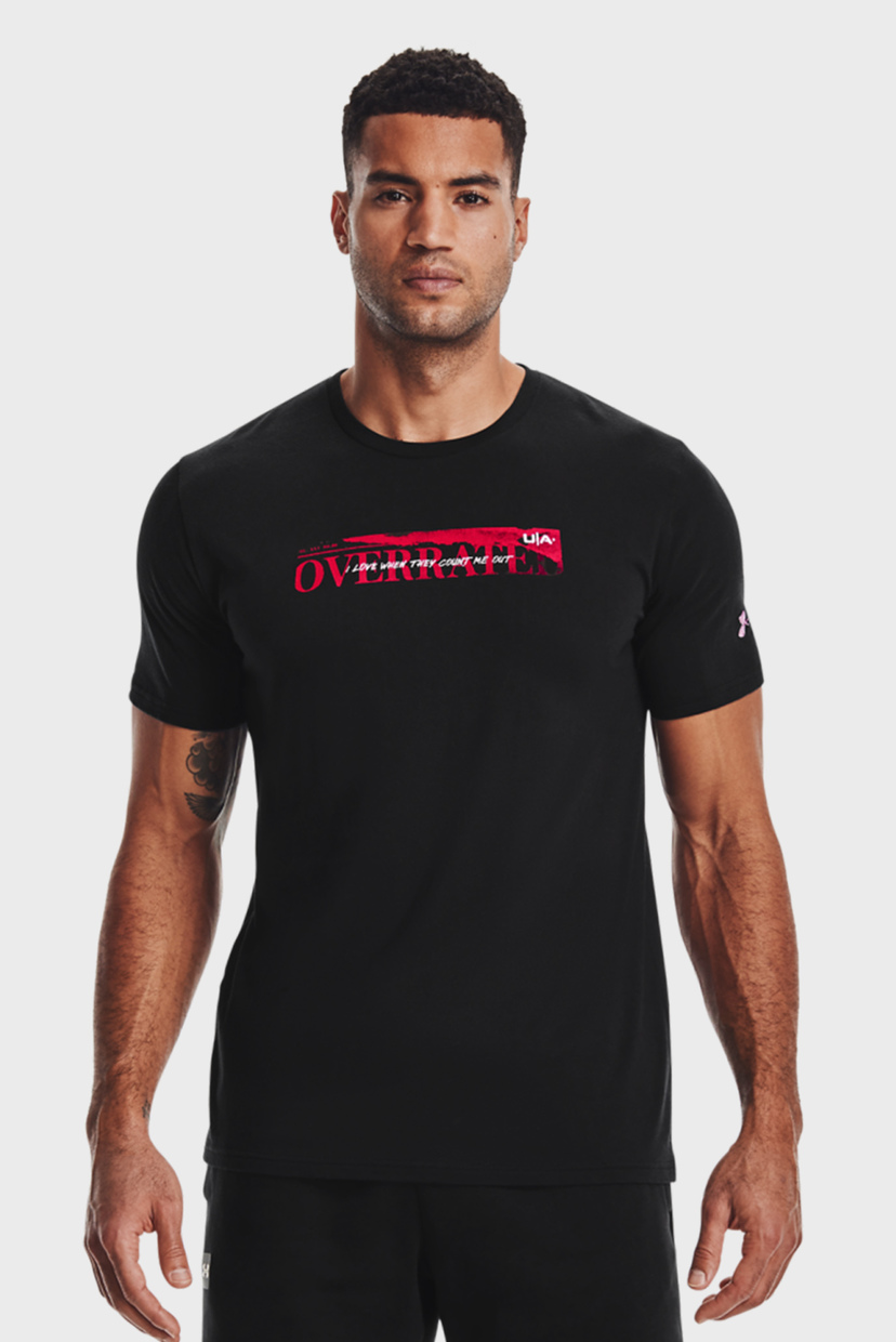 

Мужская черная футболка UA Football Overrated T Under Armour S 1362843-001