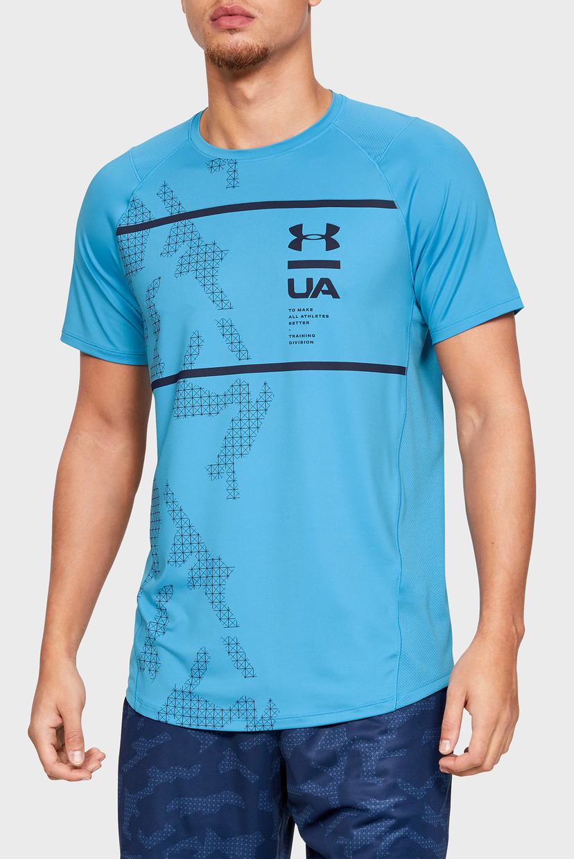 

Мужская голубая футболка MK1 SS Q2 Printed Under Armour M 1327251-452
