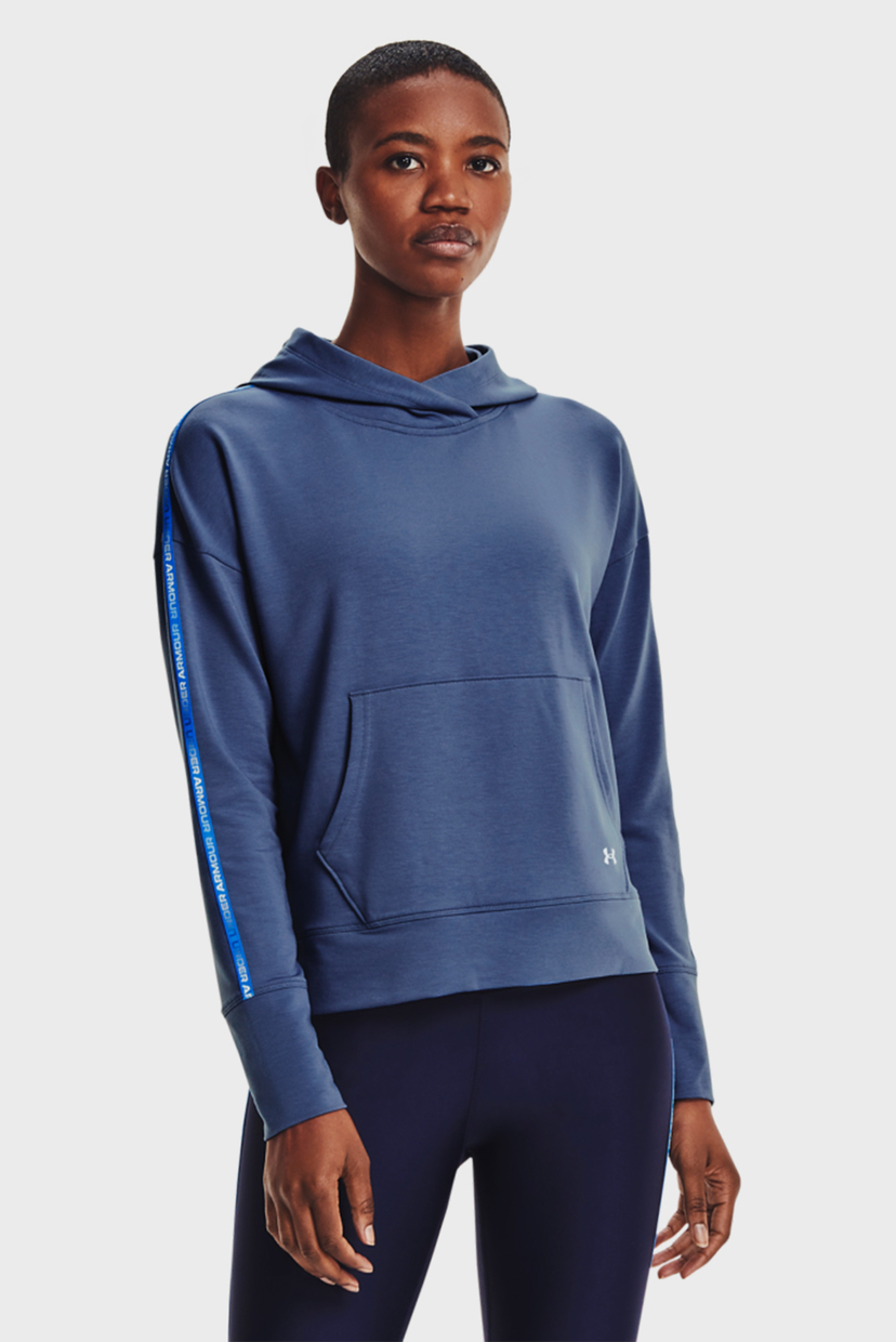 

Женское синее худи UA Rival Terry Taped Hoodie-BLU Under Armour S 1360904-470