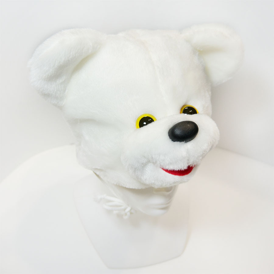 

Шапка маскараднаяа Медведь Белый Good Tokki Toys