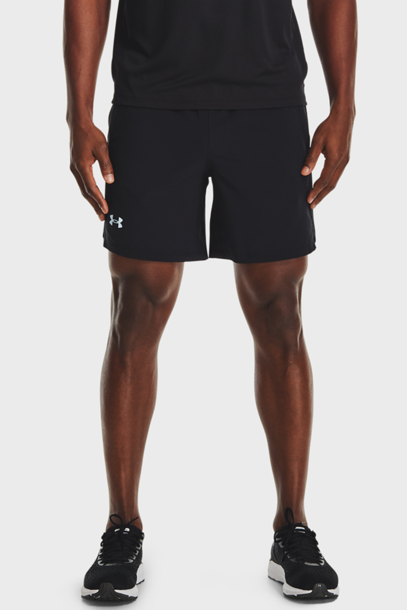 

Мужские черные шорты UA Launch SW 7'' Tape Short-BLK Under Armour S 1362714-001