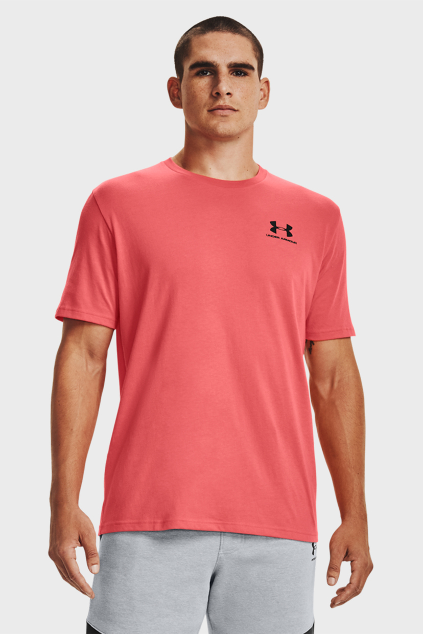 

Мужская коралловая футболка UA SPORTSTYLE LC SS Under Armour S 1326799-690