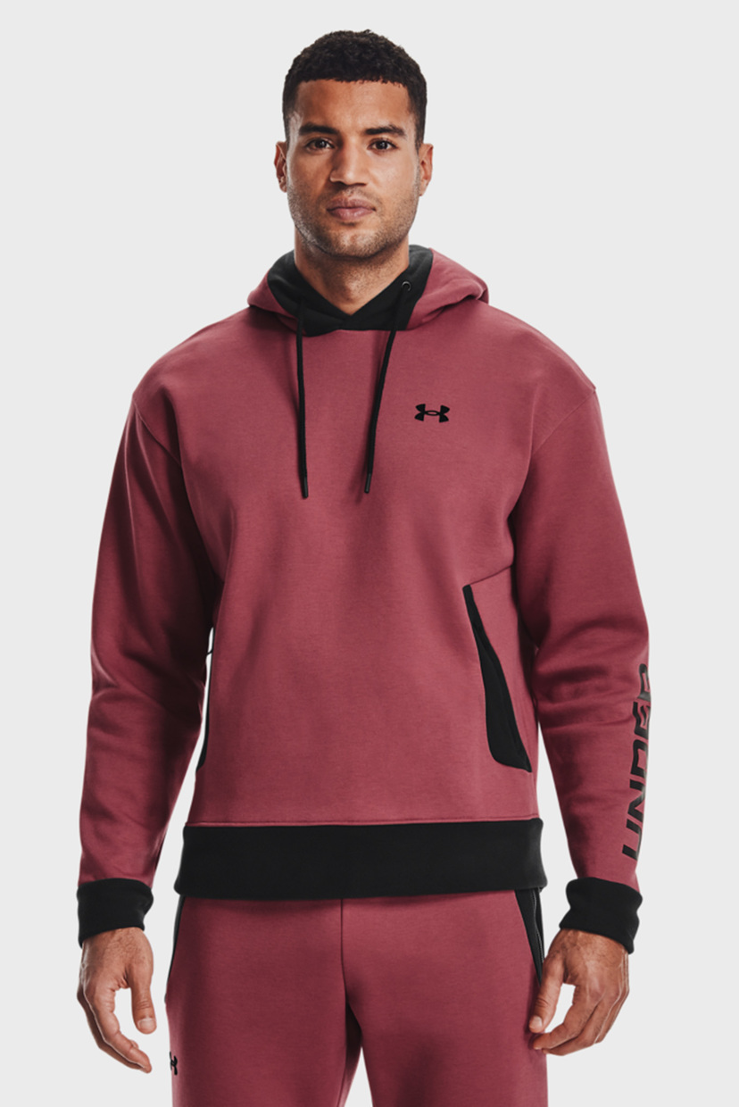 

Мужское розовое худи UA Recover Fleece Hoodie-RED Under Armour XL 1357071-652