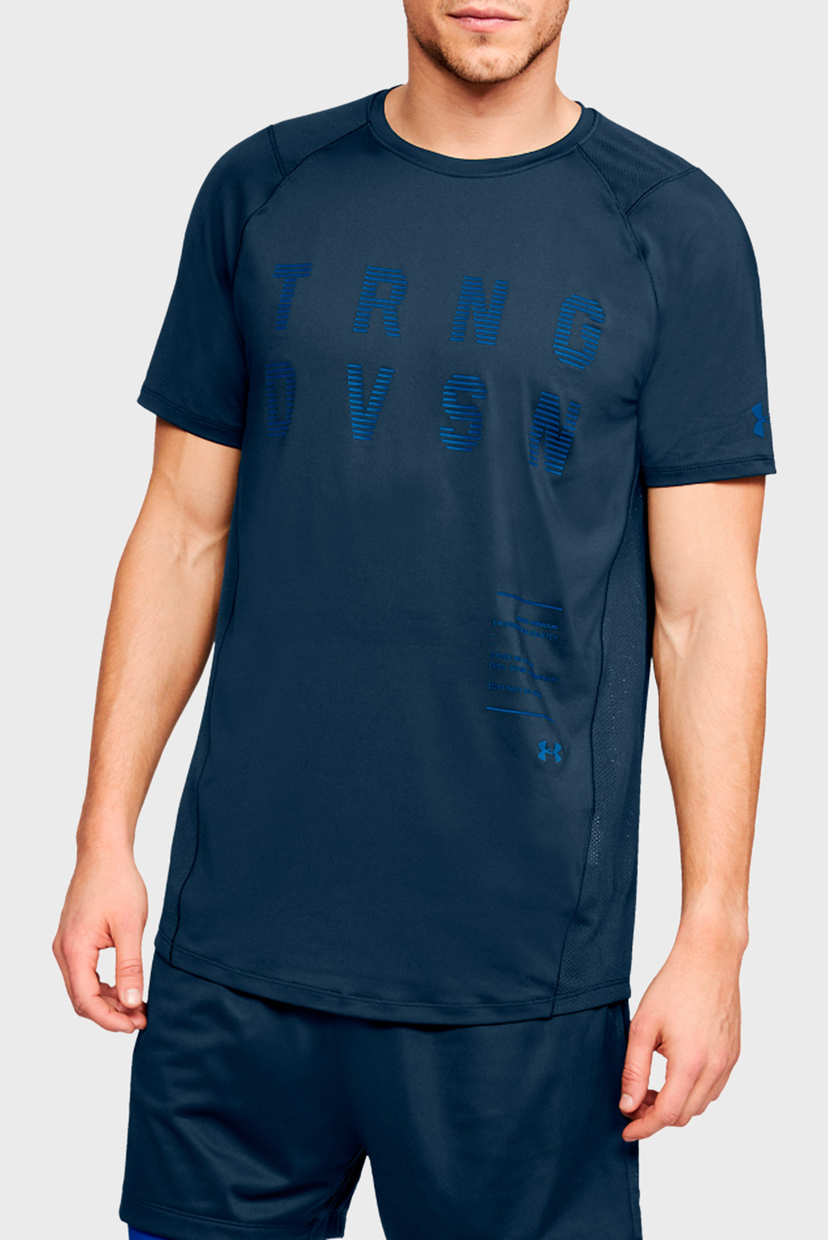 

Мужская синяя футболка MK1 SS TRNG DVSN Graphic Under Armour S 1322049-408