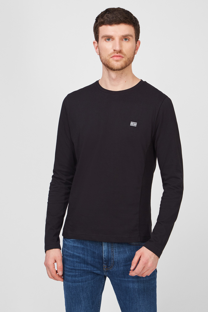 

Мужской черный лонгслив MODERN ESSENTIALS PANELED Tommy Hilfiger S MW0MW17297