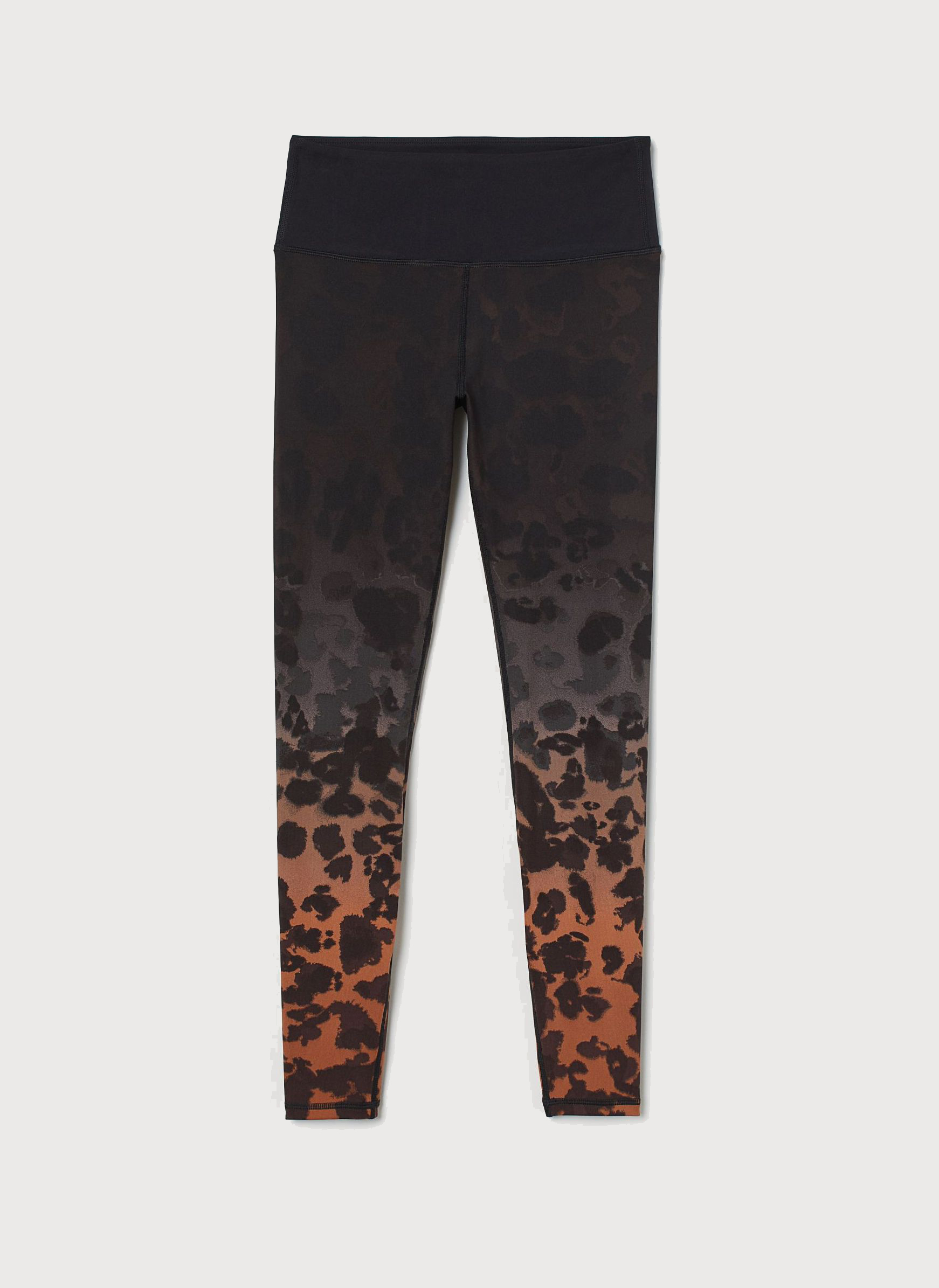 

Спортивные леггинсы H&M Sport 7306832Ldm M Черные с леопардовым