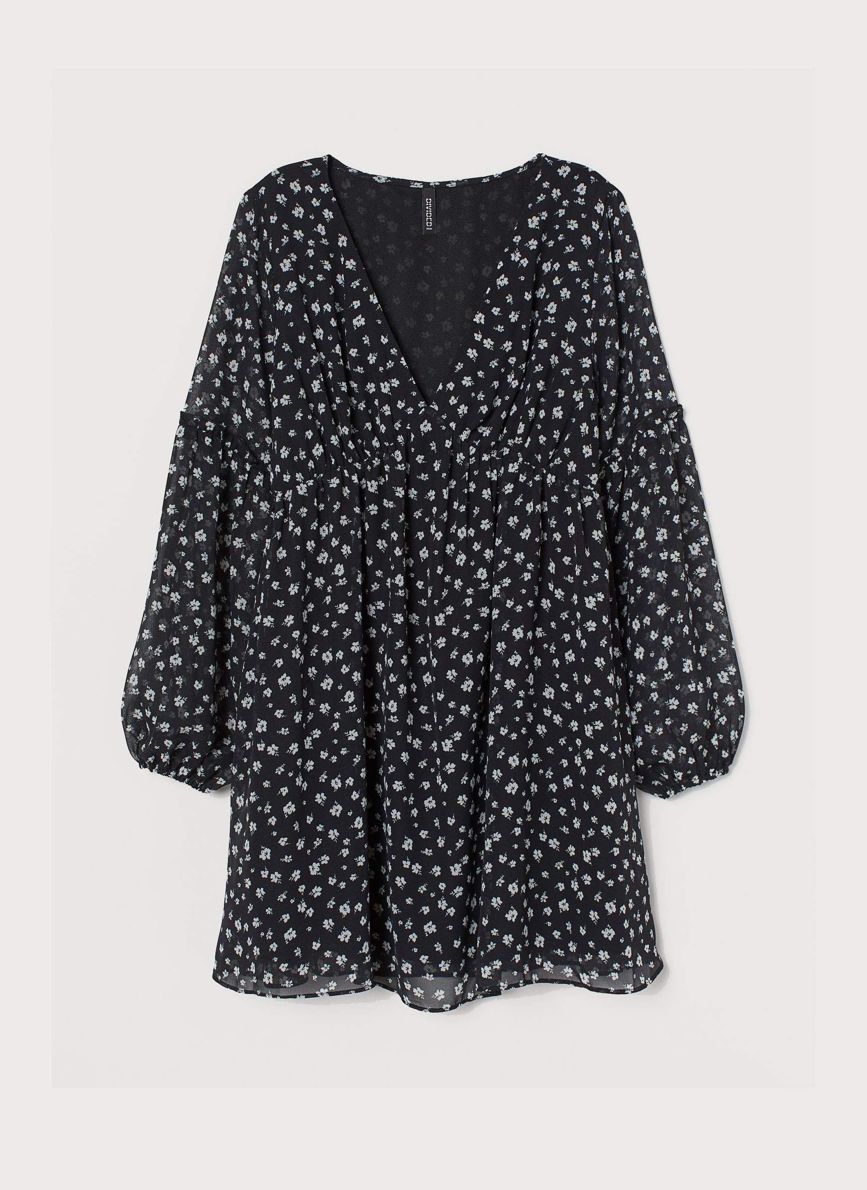 

Платье H&M 8361302dm L Черное с белым