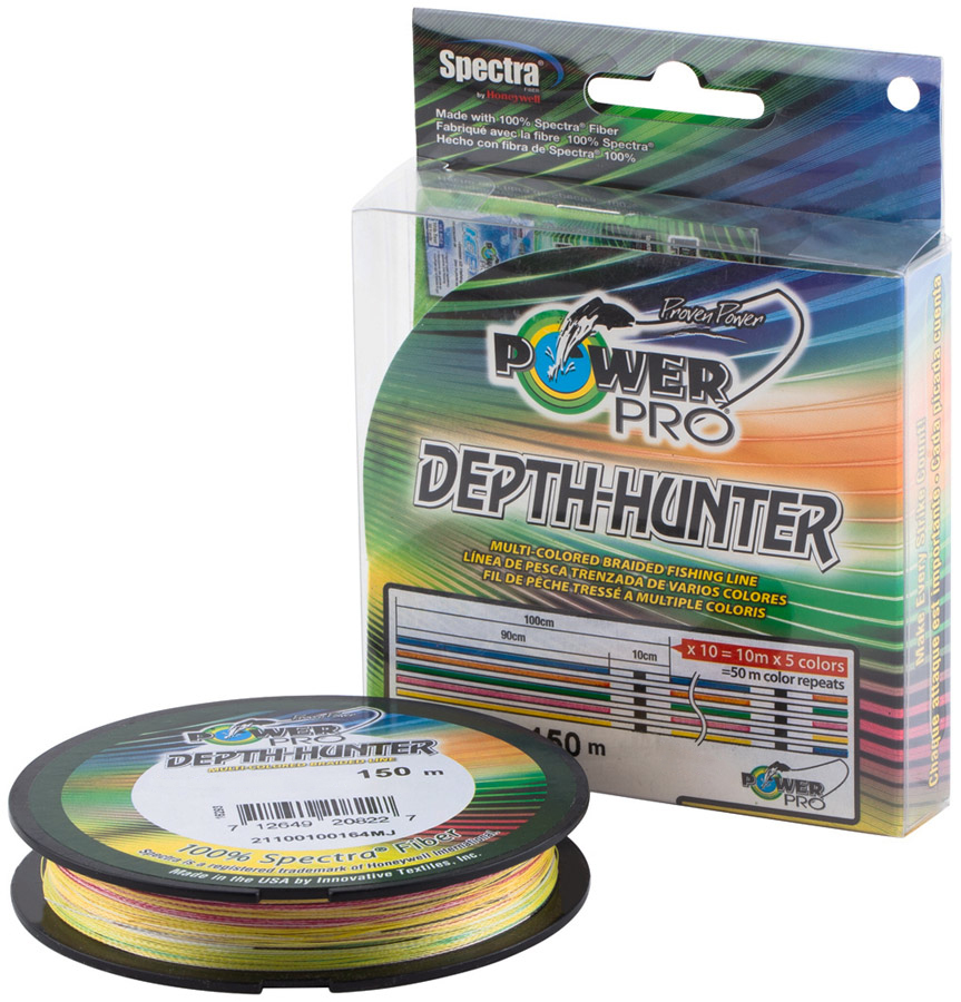 

Шнур Power Pro Depth-Hunter 150 м 0.1 мм 5 кг Multi Color (22667859)