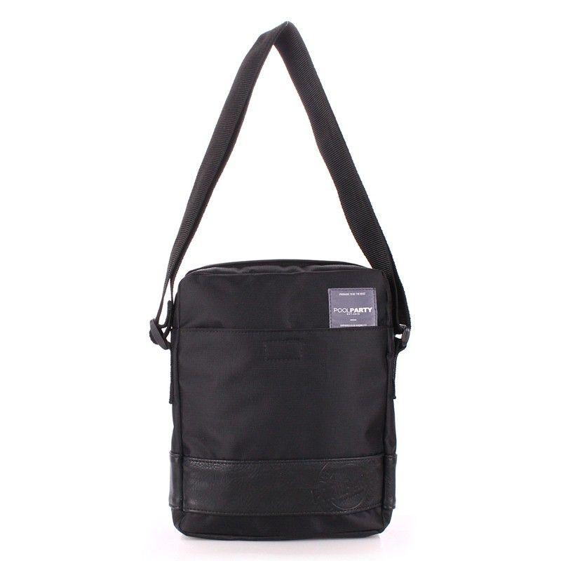 

Сумка мужская Poolparty Oxford Black (P-1619)
