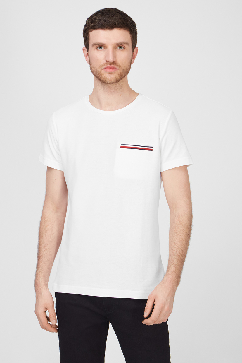

Мужская белая футболка POCKET FLEX Tommy Hilfiger L MW0MW16600