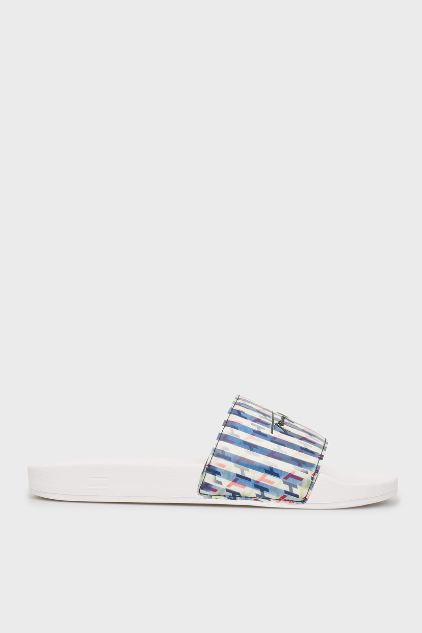 

Женские белые слайдеры MONOGRAM TH POOL SLIDE Tommy Hilfiger 41 FW0FW05674