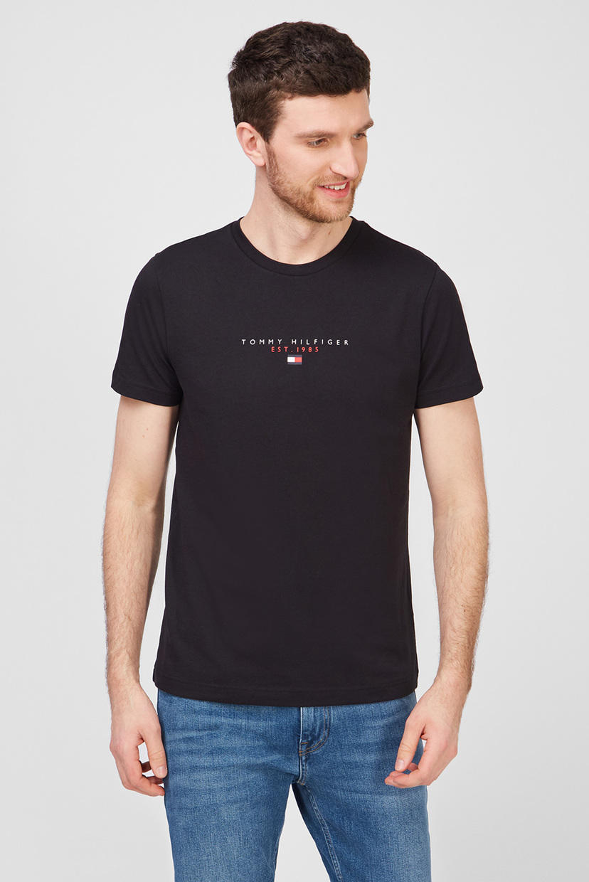 

Мужская черная футболка Tommy Hilfiger XXL MW0MW17676