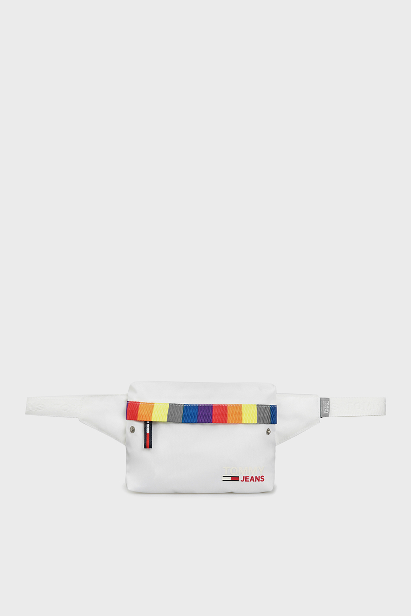 

Мужская белая поясная сумка TJM CAMPUS BUMBAG PRIDE Tommy Hilfiger OS AM0AM07396