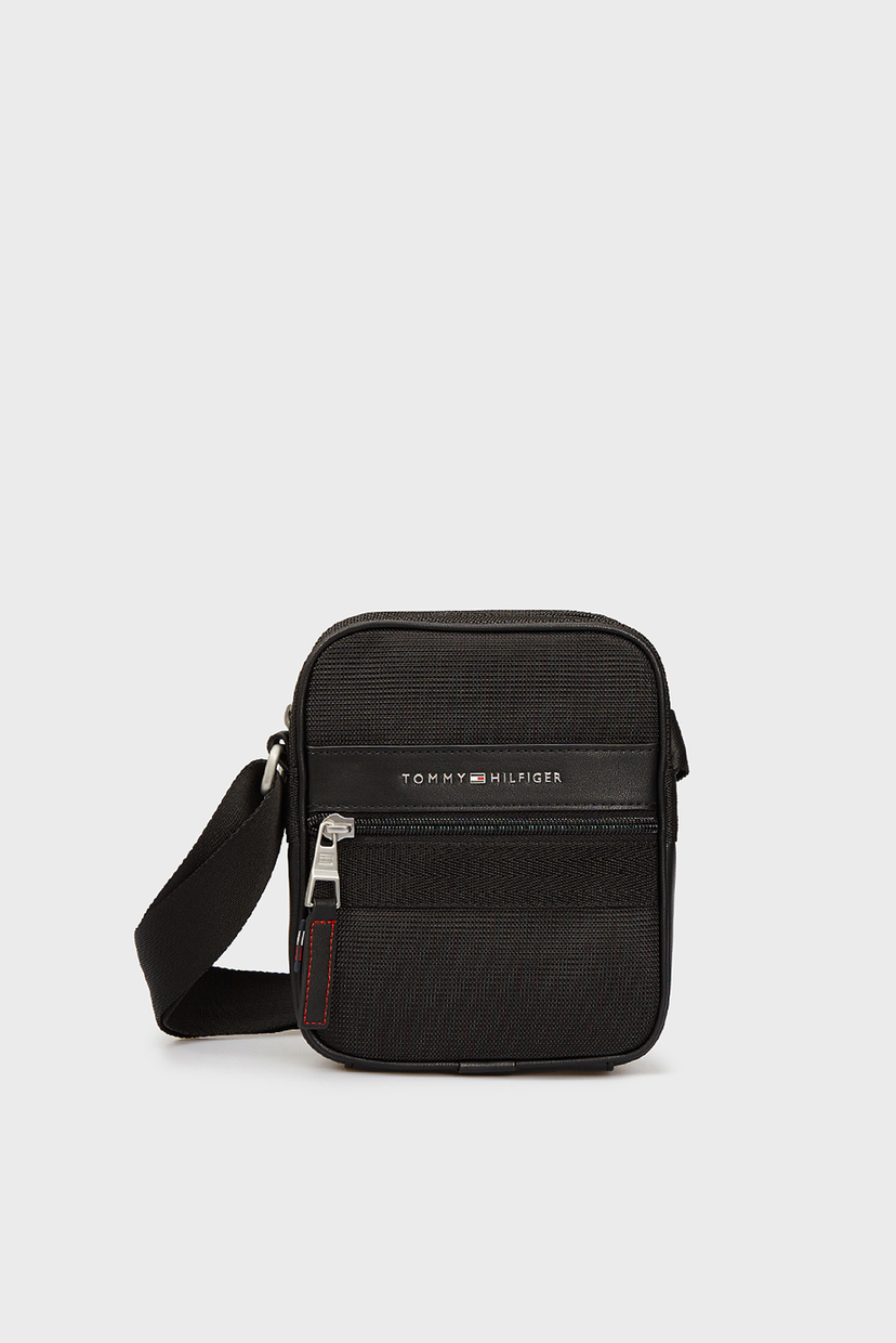 

Мужская черная сумка через плечо ELEVATED NYLON MINI REPORTER Tommy Hilfiger OS AM0AM07232