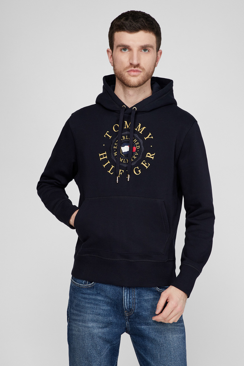 

Мужское темно-синее худи ICON COIN Tommy Hilfiger S MW0MW18366