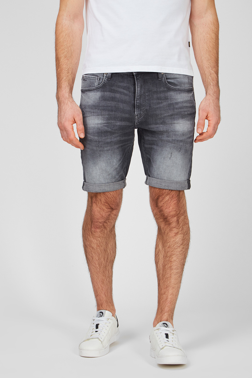 

Мужские серые джинсовые шорты 3301 Slim G-Star RAW 38 D17418,A634