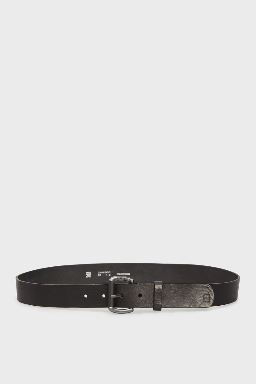 

Мужской черный кожаный ремень G-Star RAW 95 D18744,C711