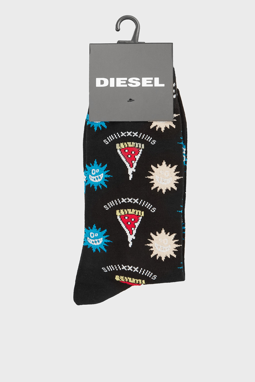 

Мужские черные носки SKM-HERMINE SOCKS Diesel M 00SK27 0LBBR