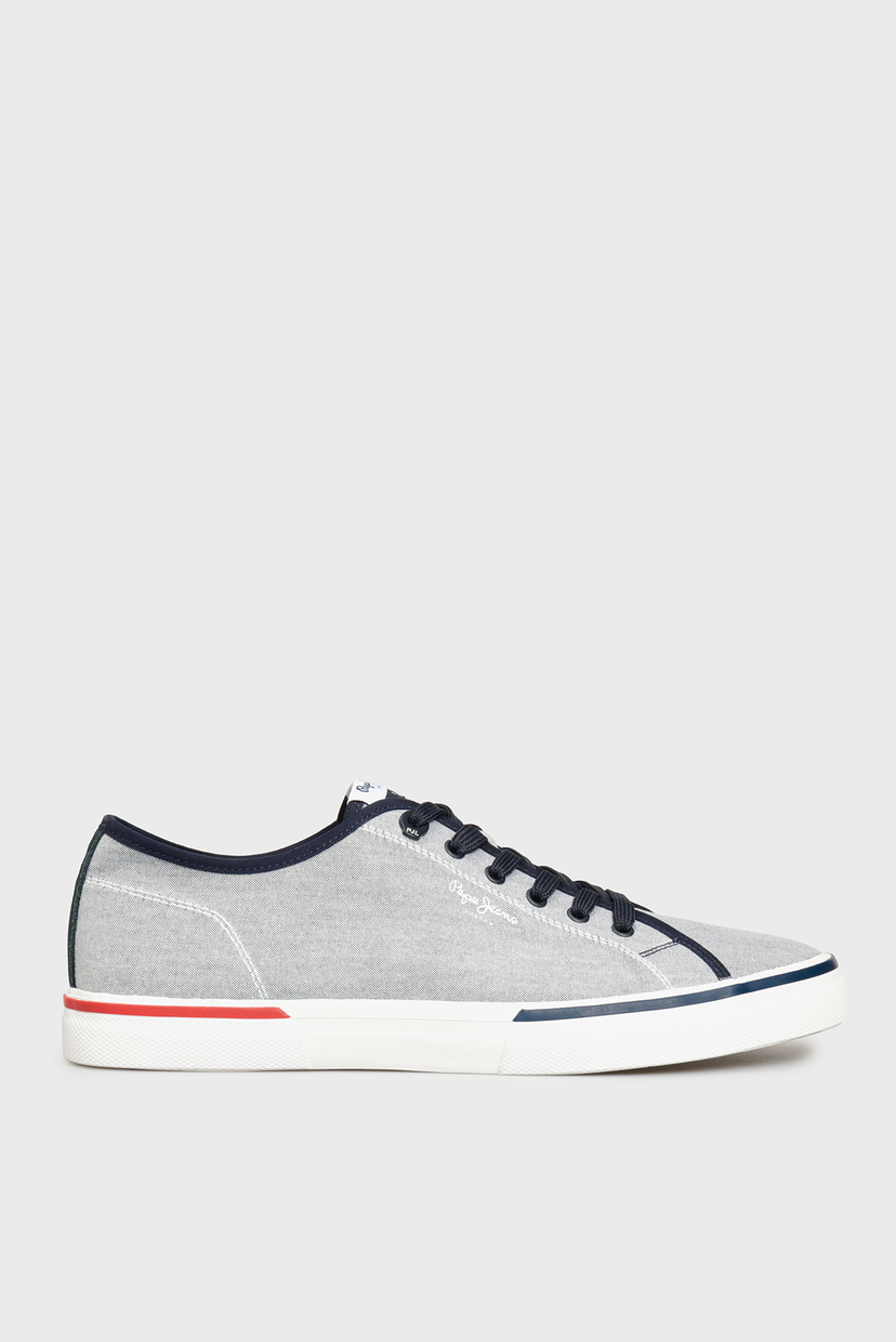 

Мужские серые кеды KENTON SMART CHAMBRAY Pepe Jeans 40 PMS30745
