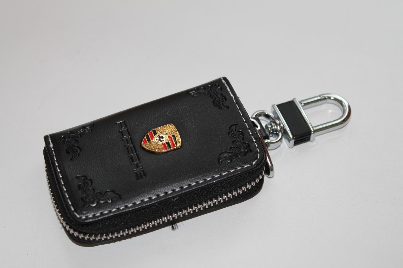 

Ключница для авто KeyHolder Premium PORSCHE Черная