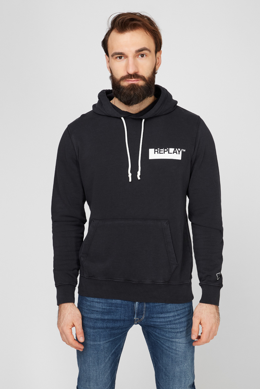 

Мужское черное худи Replay XXL M3337 .000.22738G