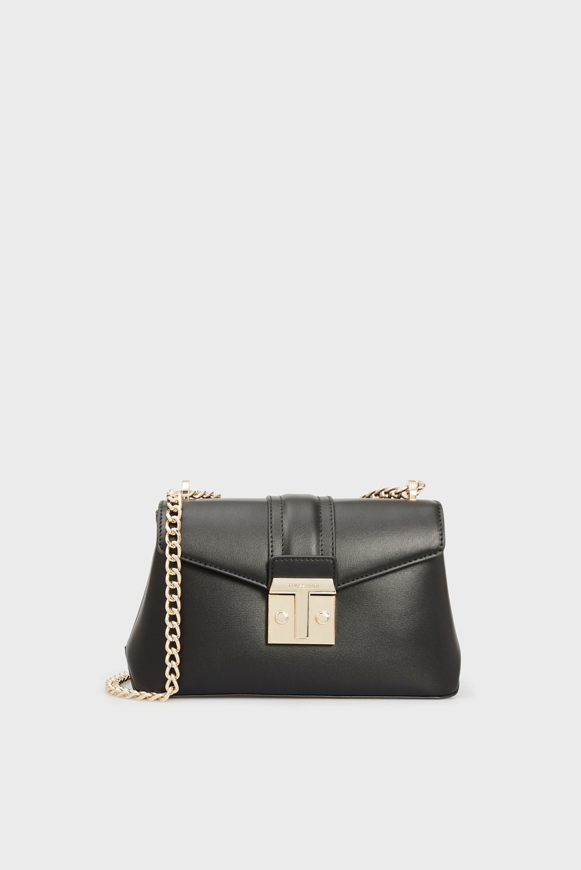 

Женская черная сумка PRE TULIP FLAP CROSSBODY MD SMOOTH PU Trussardi Jeans OS 9Y099999/75B01110