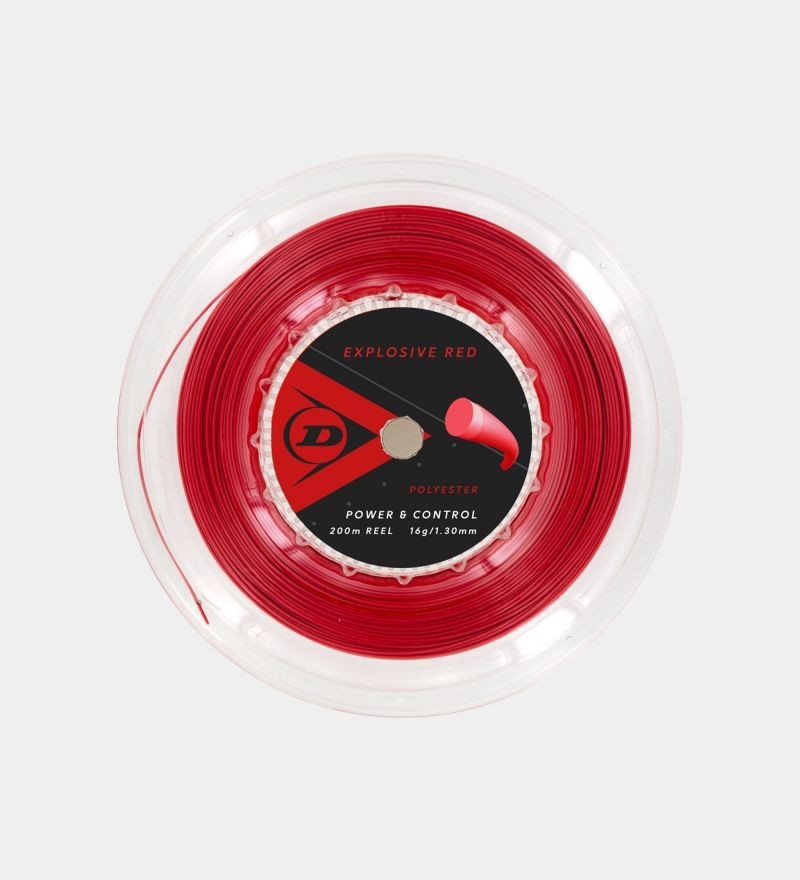 

Струни для тенісу Dunlop EXPLOSIVE RED 200м 1,30