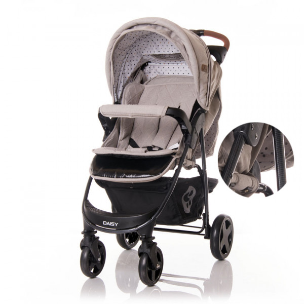 

Коляска Lorelli DAISY SET с автокреслом String (23027) Бежевый
