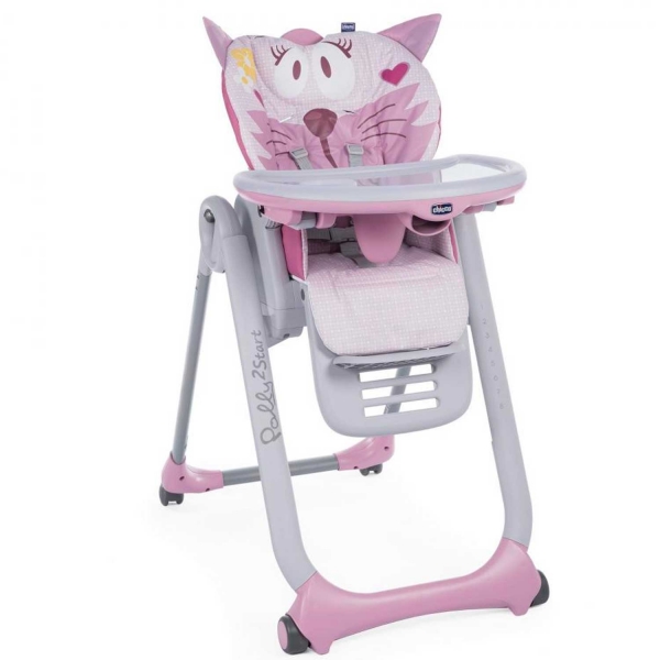 

Стульчик для кормления Chicco Polly 2 Start Miss Pink (79205.81)