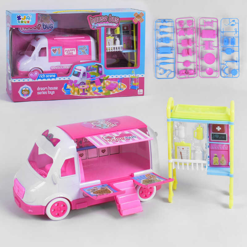 

Игровой набор "Автобус" 0588-3 (24) с аксессуарами доктора, в коробке