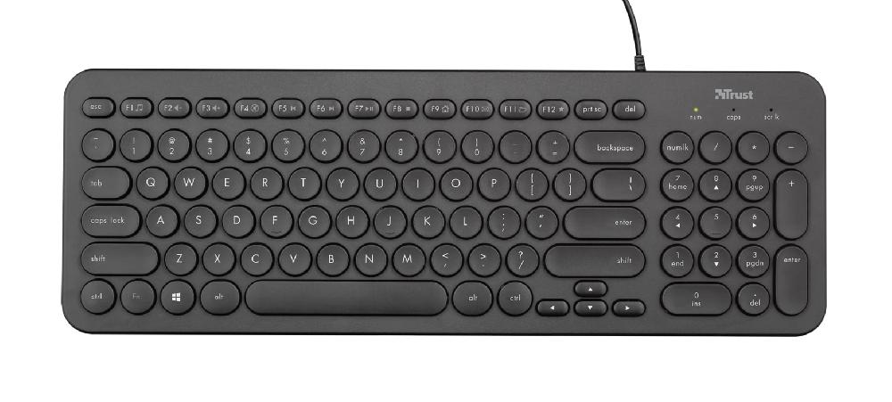 

Клавиатура Trust Muto Silent USB BLACK (23408_TRUST)
