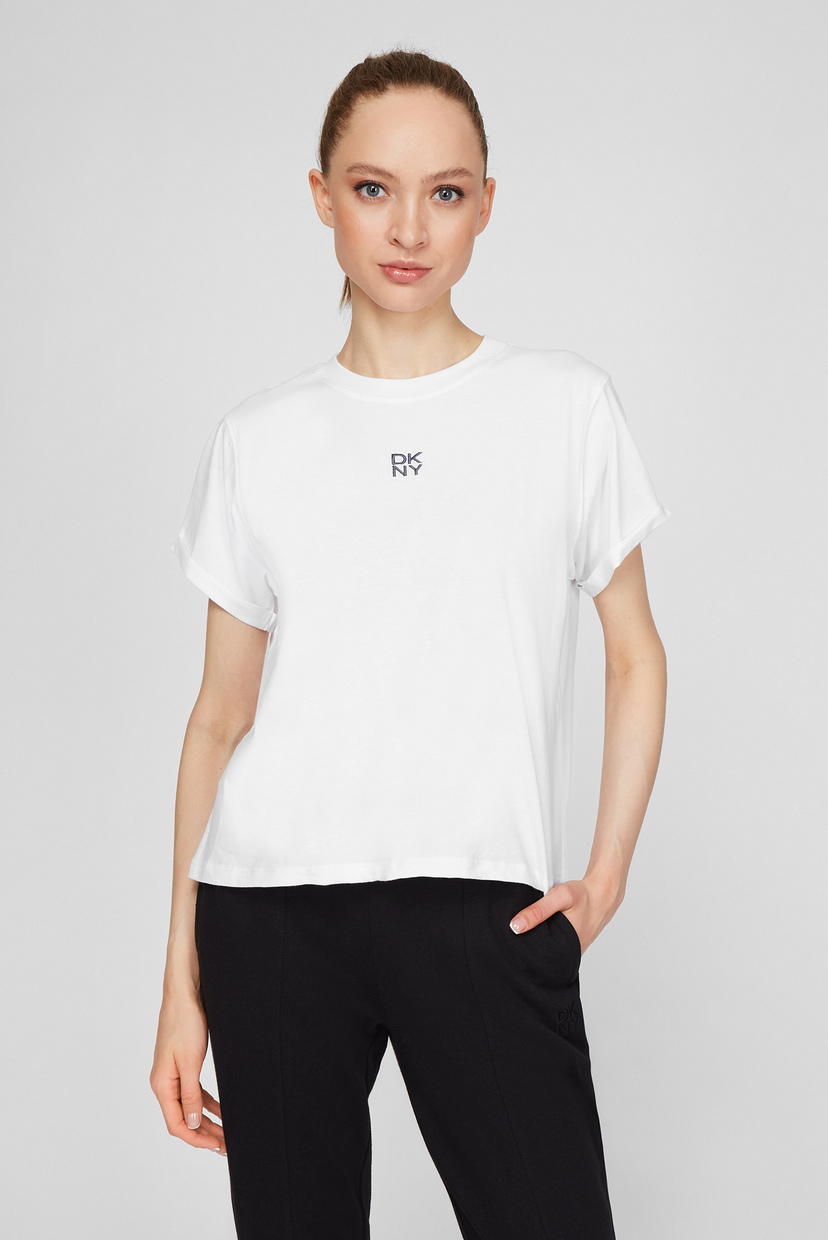 

Женская белая футболка DKNY S DP0T7937