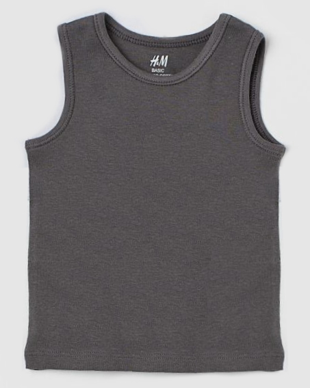 

Майка H&M 0815795001 98 СМ Серый 64058