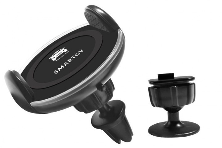

Автомобильная беспроводная зарядка-держатель Smartov Car Chargher D1775 (черный)