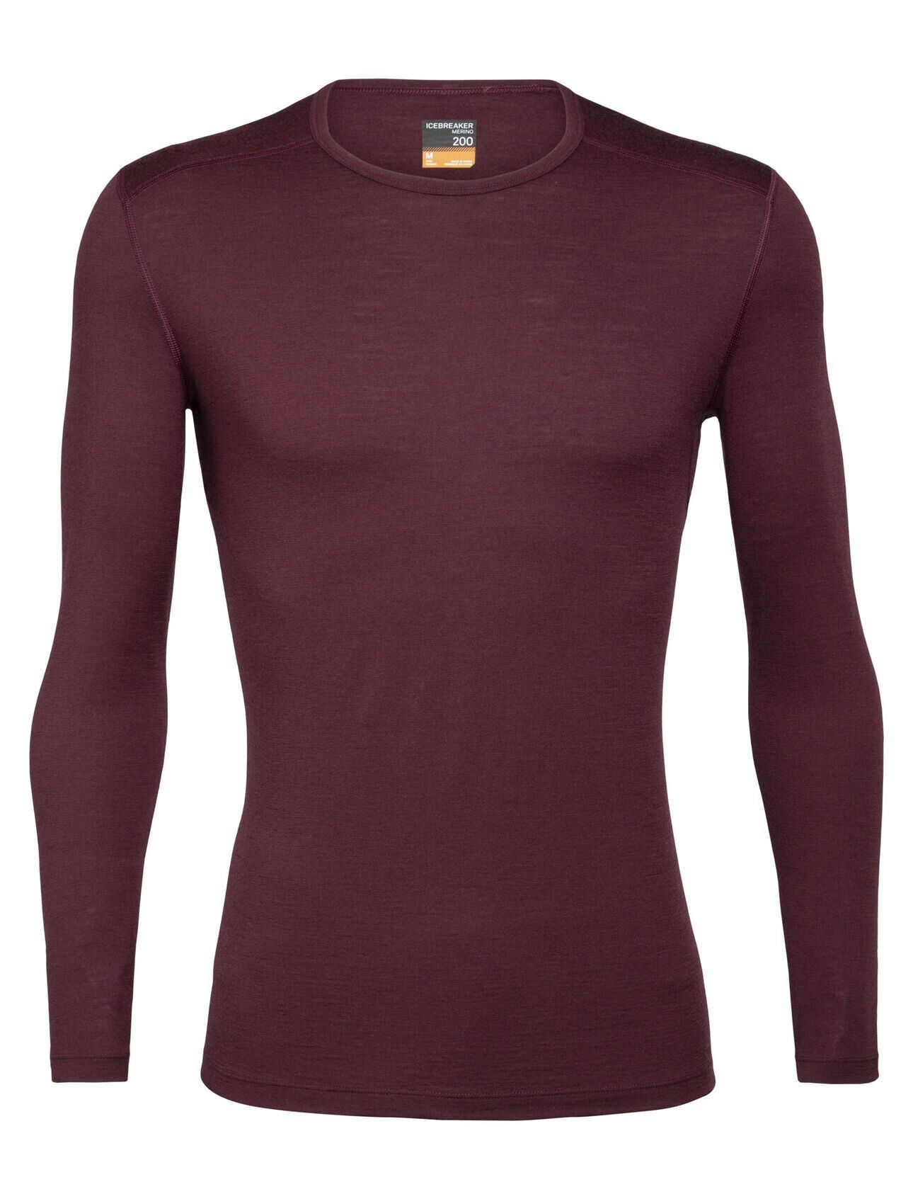 

Термофутболка мужская Icebreaker 200 Oasis Long Sleeve Crewe Redwood M (104 365 632 M)