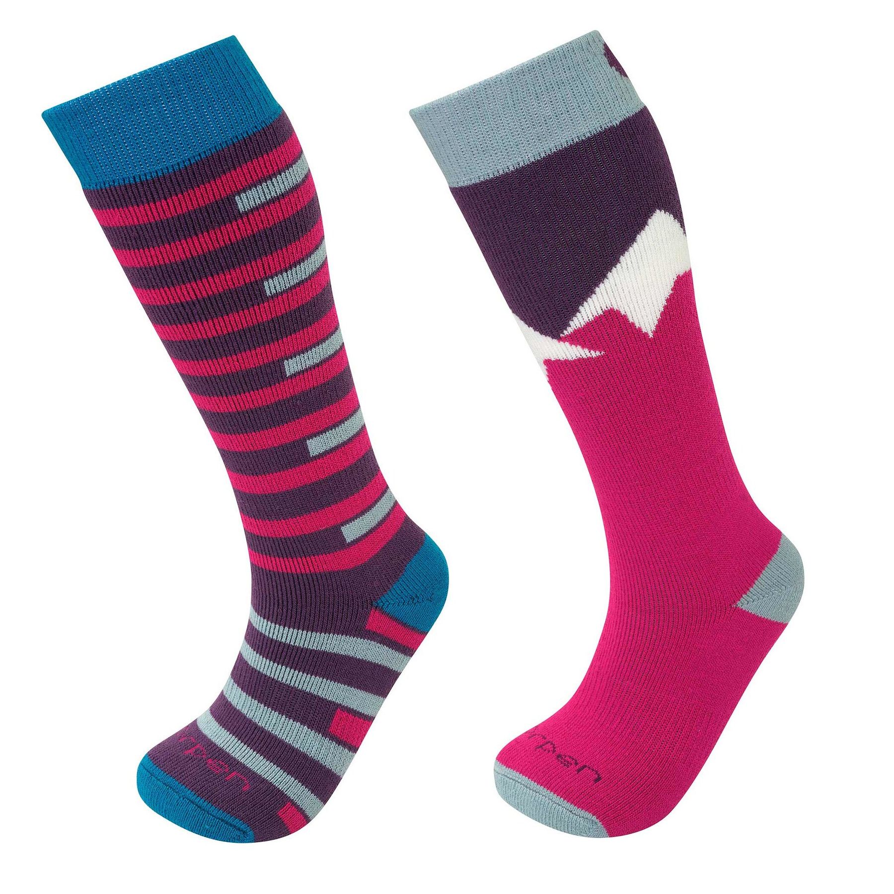 

Носки детские Lorpen T1 Kid's Merino Ski 2 Pack S2KNN Pink/Blue L (6710001 2820 L)