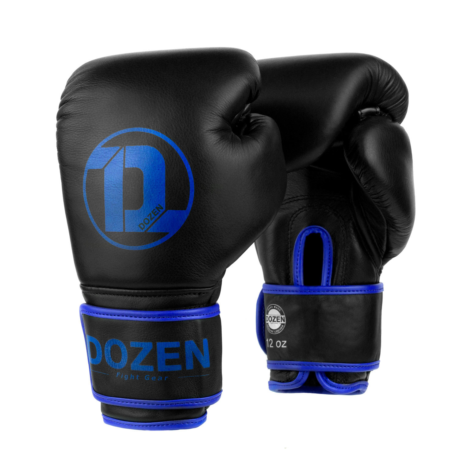 

Боксерские перчатки Dozen Monochrome Training Boxing Gloves Black/Blue 18 Oz