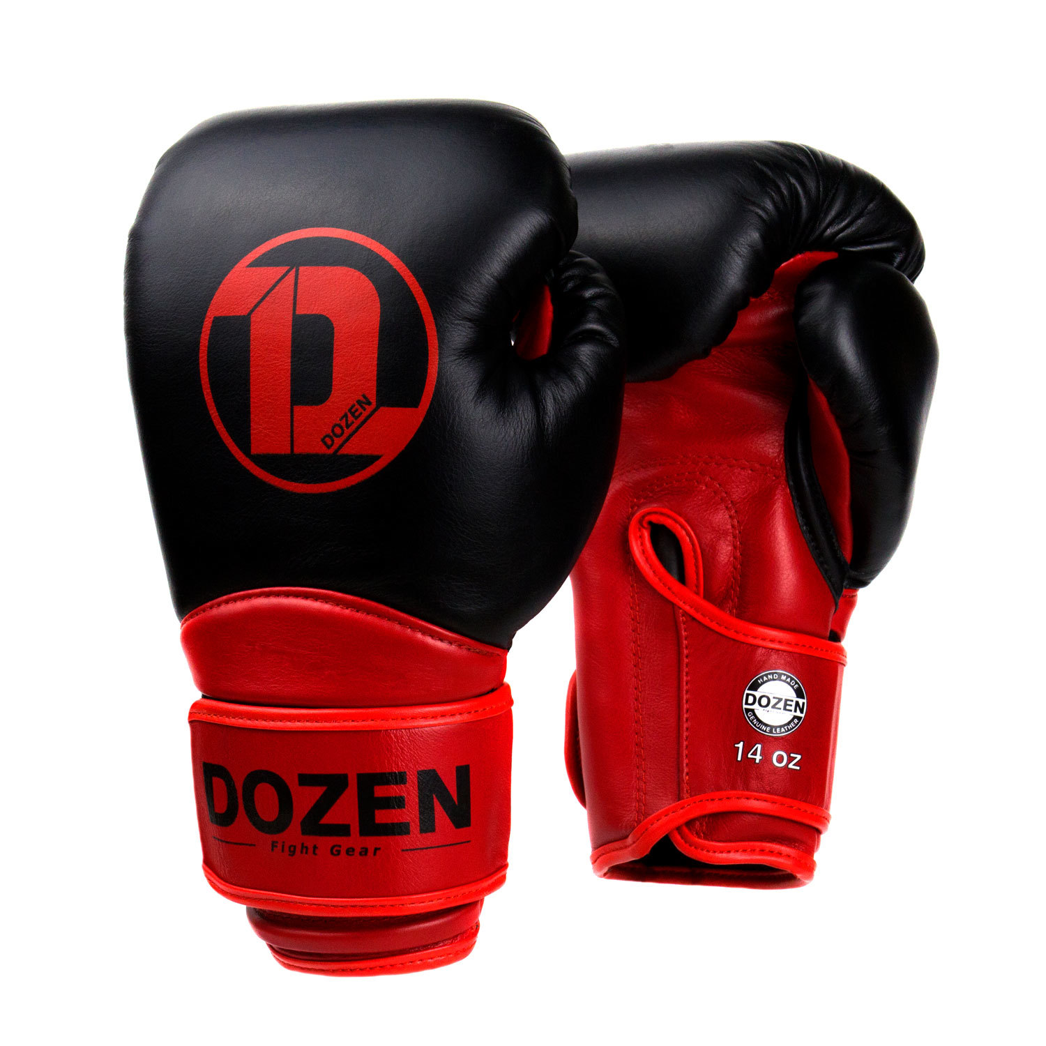 

Боксерские перчатки Dozen Dual Impact Training Boxing Gloves Black/Red 12 Oz