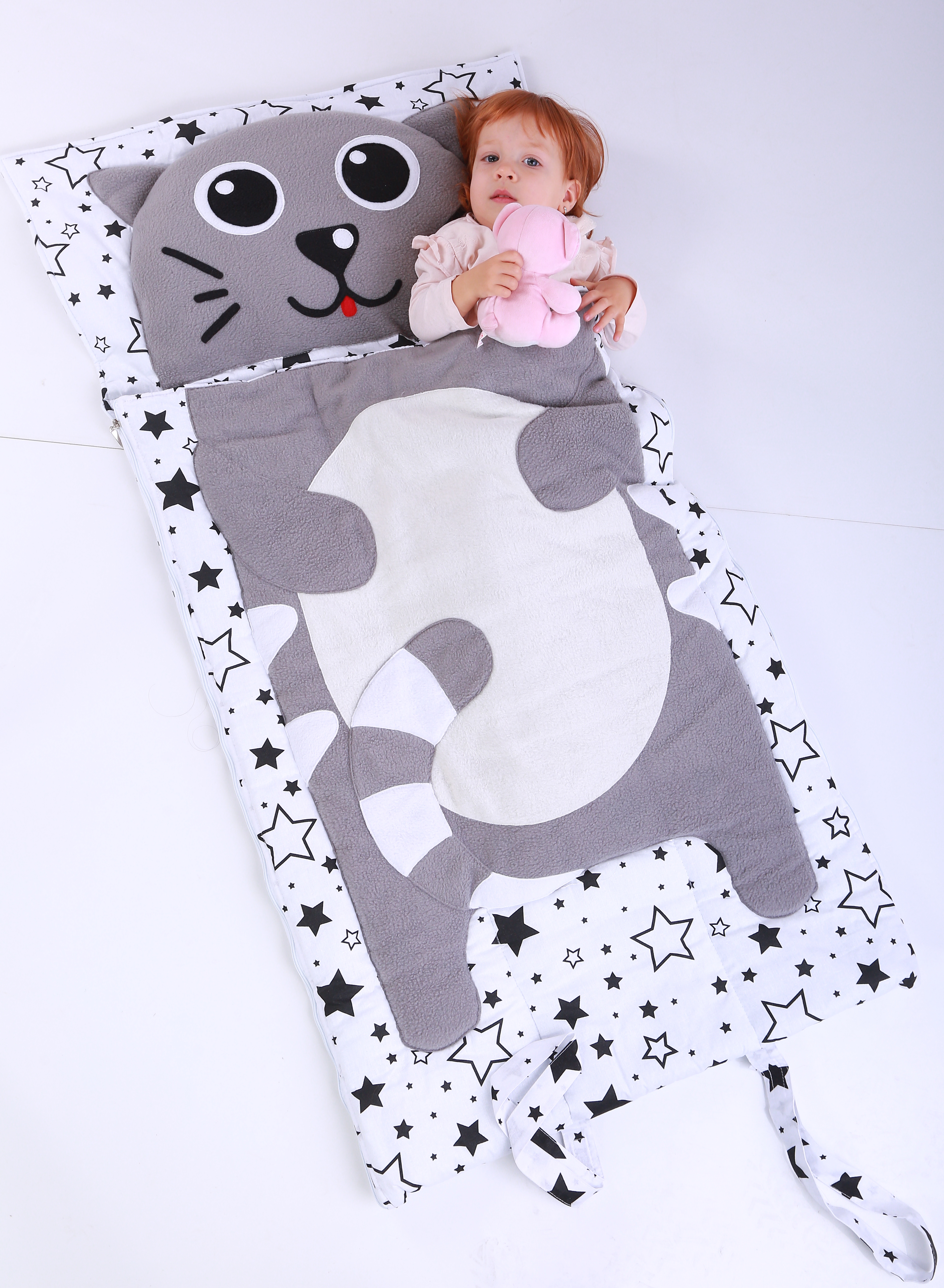 

Спальний мішок дитячий сліпик Nighty Night Котик XL 200X90 см