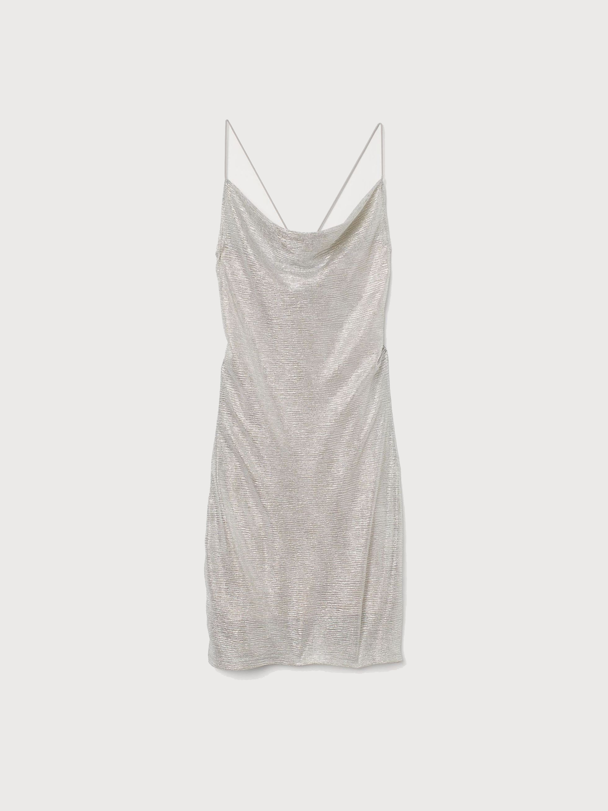 

Платье H&M 97162256 34 Серебристое