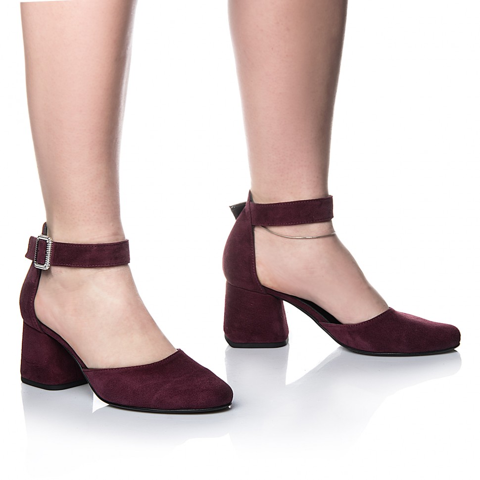 

Босоножки Rivadi 2309 39(26 см) Бордовый велюр