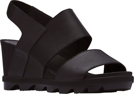 

Женские босоножки Sorel Joanie II Wedge Heeled Slingback Black Full Grain Leather 39