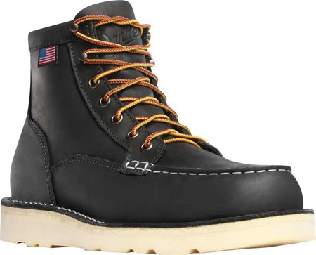 

Мужские ботинки Danner Bull Run Moc Toe 6" Cristy Steel Toe Boot Black Oiled Full Grain Leather 44.5