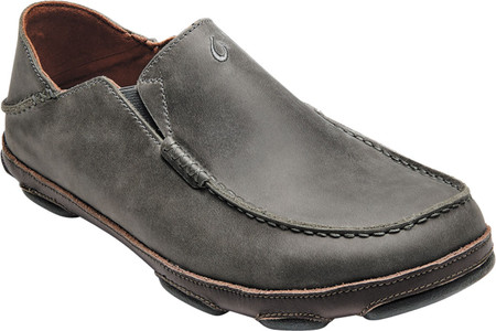 

Мужские мокасины OluKai Moloa Slip-on Ash/Dark Wood Waxed Nubuck 41.5
