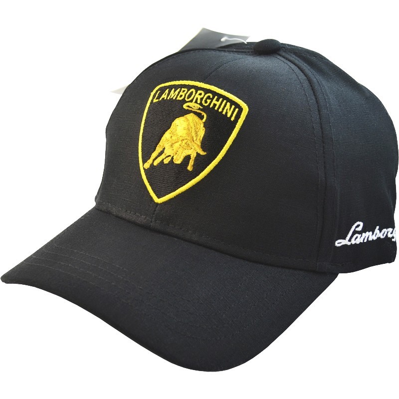 

Кепка бейсболка Lamborghini черная на застежке 56-59 см 700-73