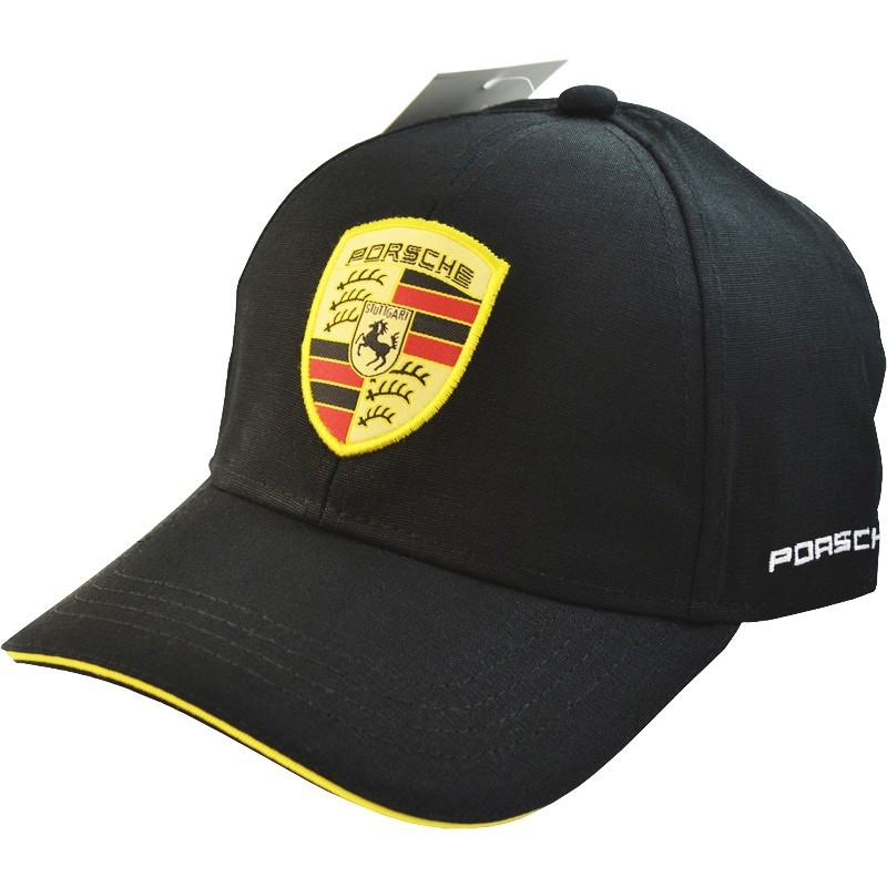 

Кепка бейсболка Porsche черная на застежке 56-59 см 700-74