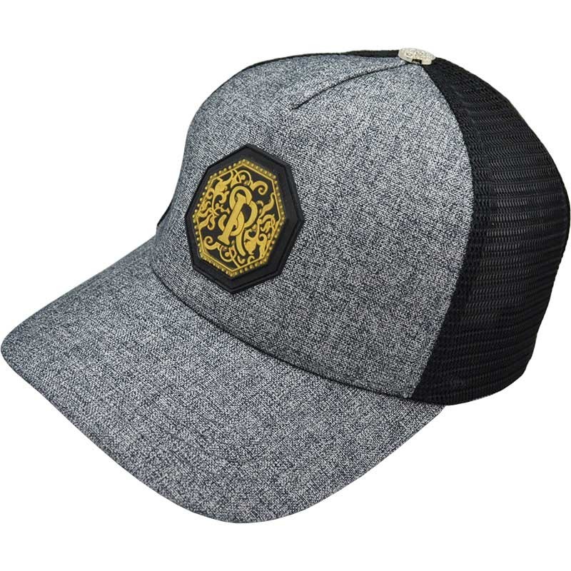 

Кепка Бейсболка Тракер Stefano Ricci серо-черная на застежке 56-59 см 700-4062